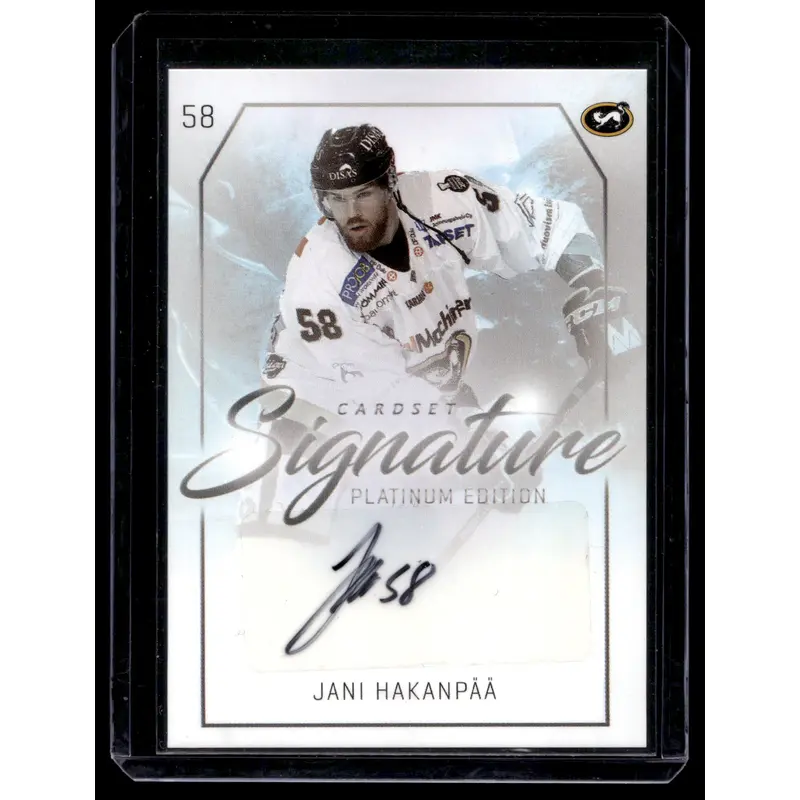 2018-19 Cardset Signature Platinum Edition - Jani Hakanpaa /125