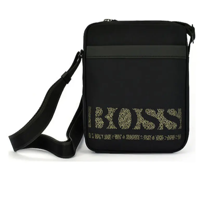 HUGO BOSS MENS BLACK BAG MAGNIFIED NS ZIP 50457037001