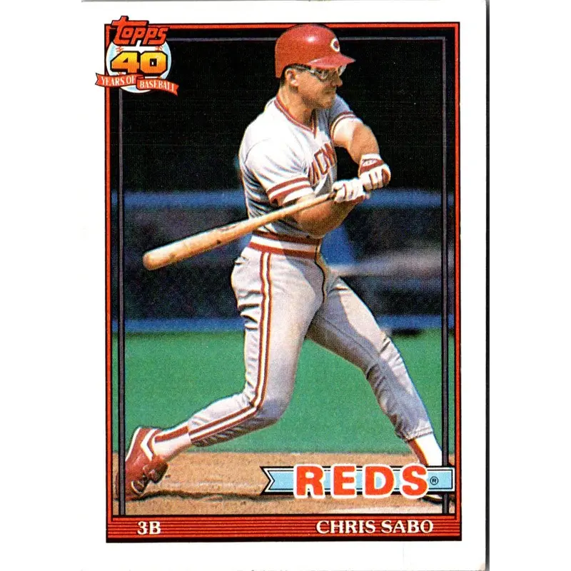 1991 Topps Chris Sabo #45