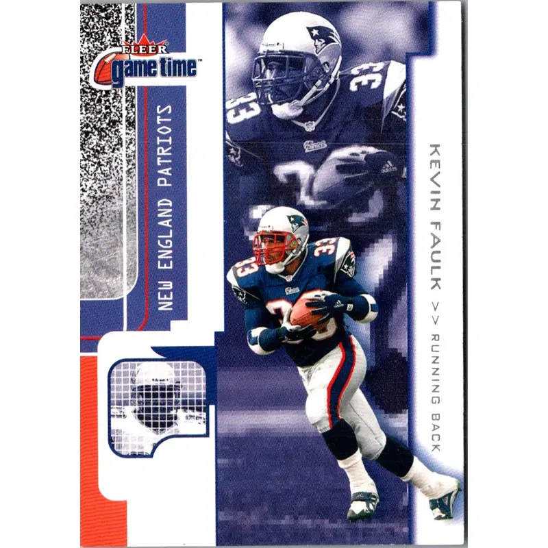 2001 Fleer Game Time Kevin Faulk #7