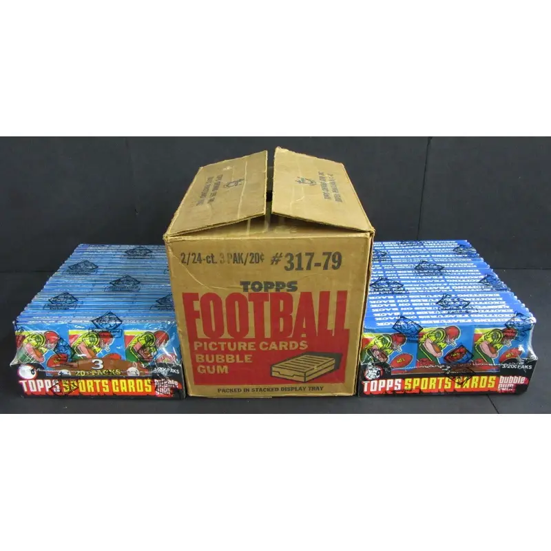 1979 Topps Football Unopened Wax Tray Case (2/24) (BBCE)
