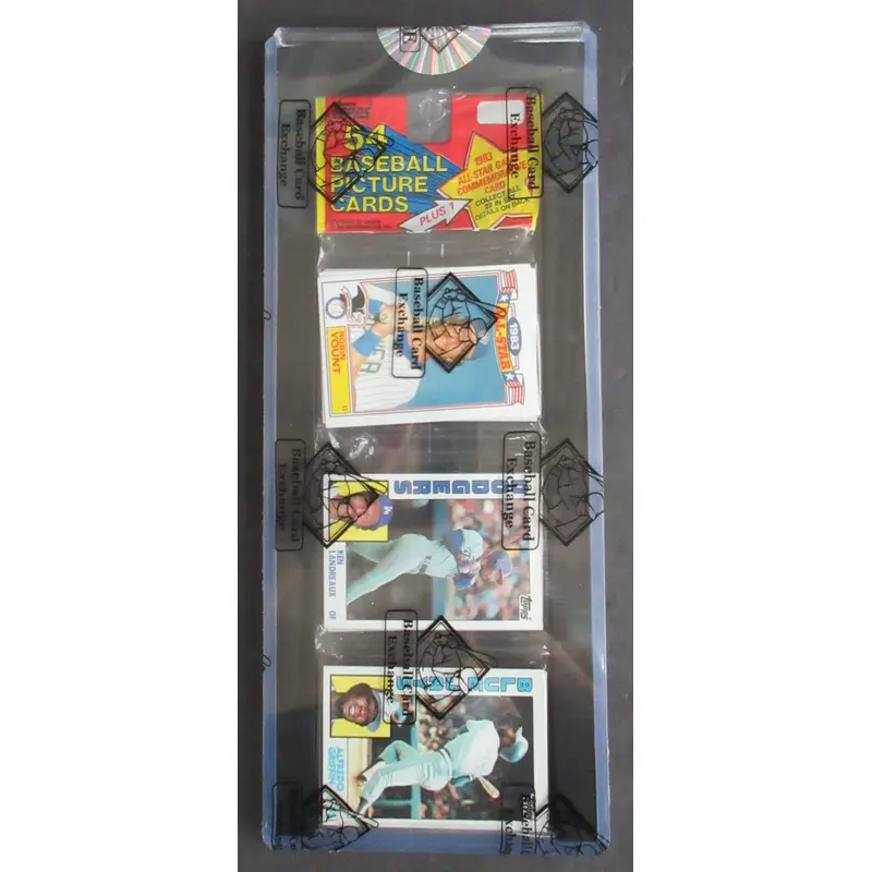1984 Topps Baseball Unopened Rack Pack (Mattingly Back) (BBCE)