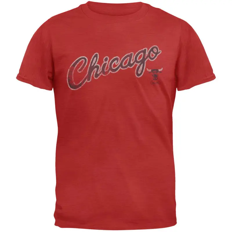 Chicago Bulls - Logo Scrum Premium T-Shirt