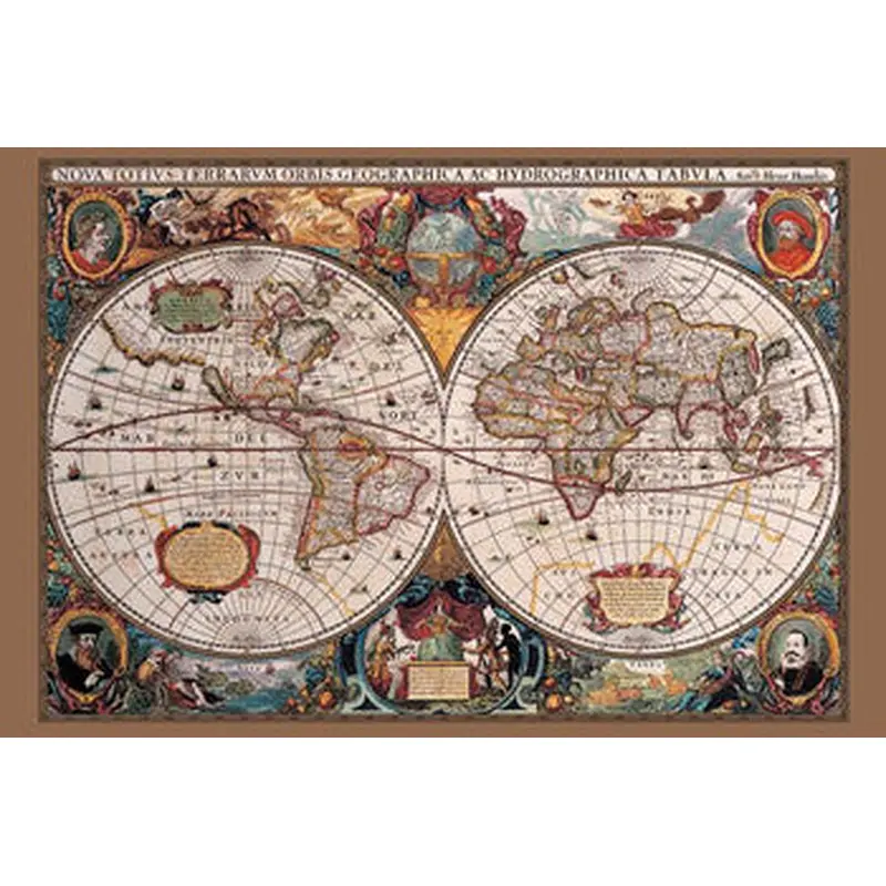 Antique Map Of The World (c.1630) - Pyramid International (UK)