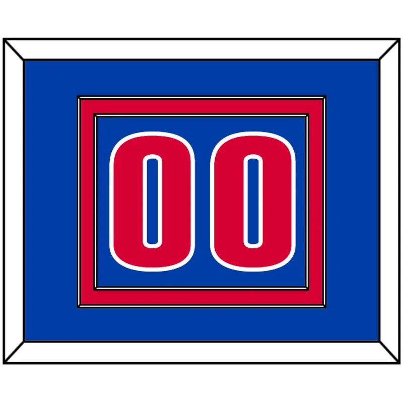 Detroit Number - Road Blue (2001-2017) - Double Mat 2