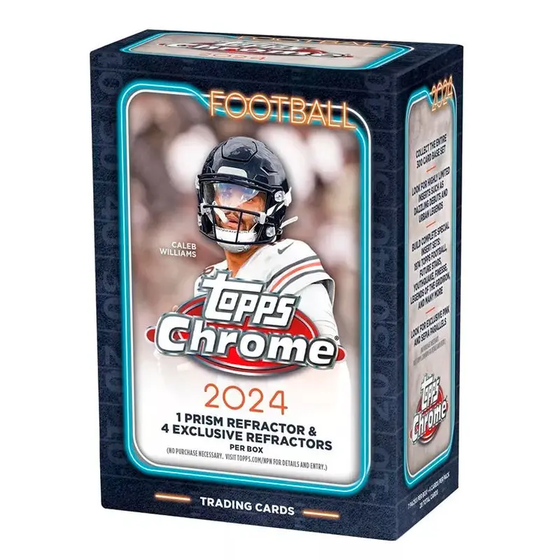 2024 Topps Chrome Football 7-Pack Blaster Box