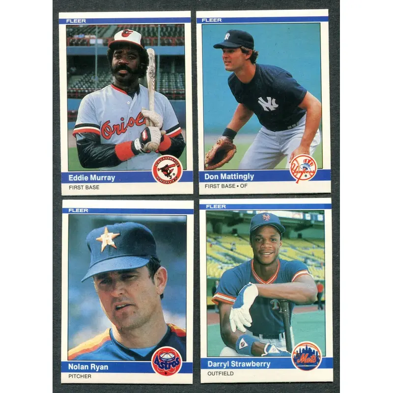 1984 Fleer Baseball Complete Set NM NM/MT (660) (24-345)