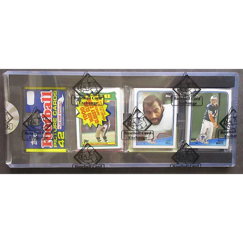 1988 Topps Football Unopened Rack Pack (BBCE) (Bo Jackson Back) (26114)