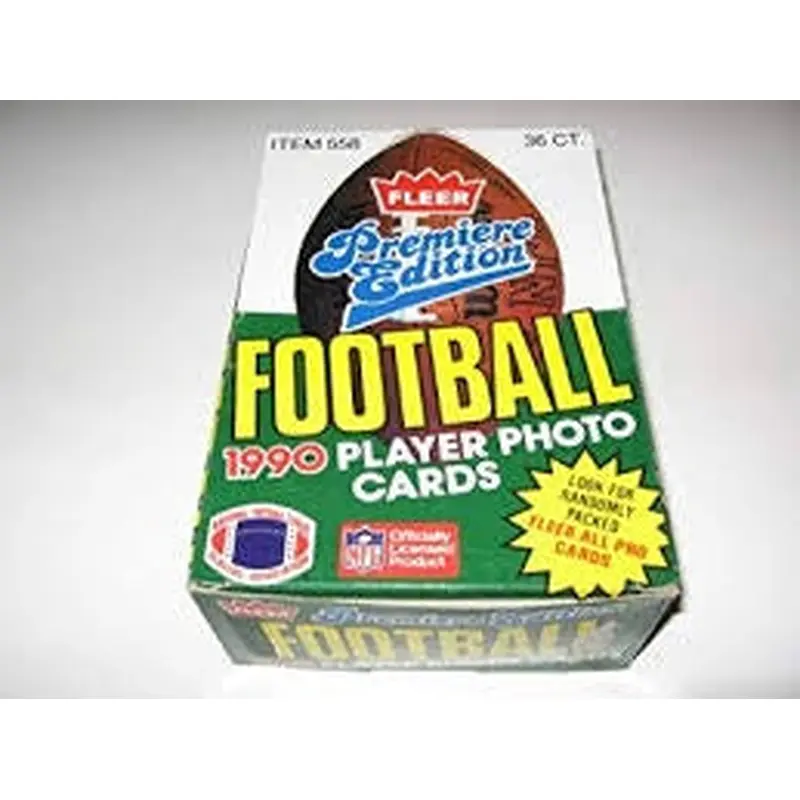 1990 Fleer Football Box