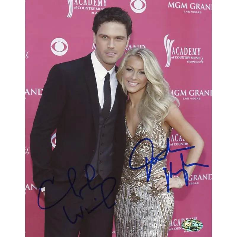 Julianne Hough & Chuck Wicks Dwts Signed Authentic 8X10 Photo PSA/DNA #J36493