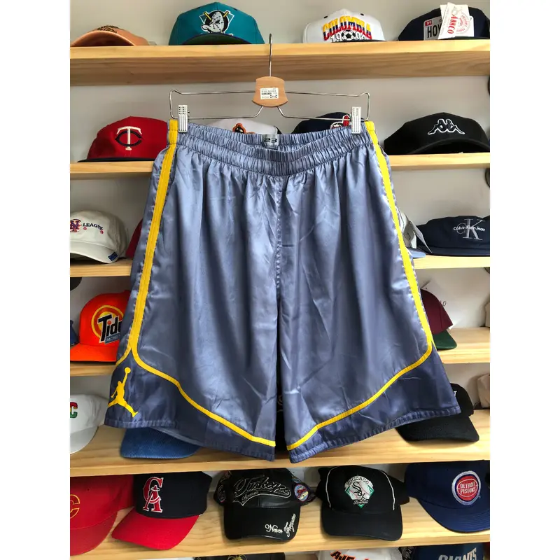 Vintage Jordan Brand Satin Style Basketball Shorts Size XL