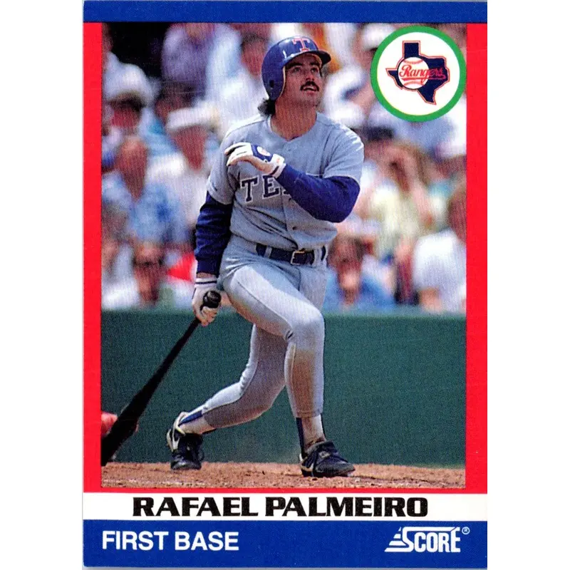 1991 Score 100 Superstars Rafael Palmeiro #56