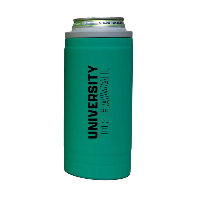 Hawaii 12oz Optic Stacked Soft Touch Slim Coolie