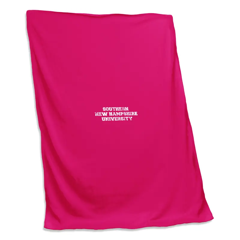 Southern New Hampshire U Pink Sweatshirt Blanket (Screened)