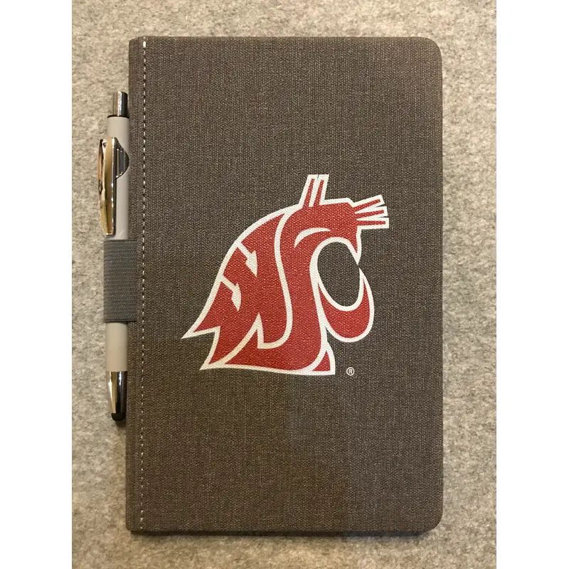 Gray with Crimson Cougar Logo Journal