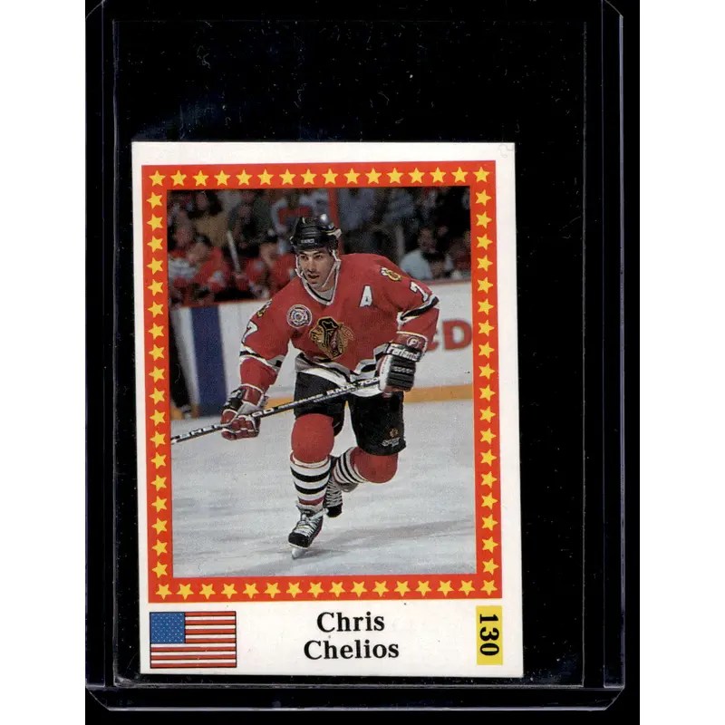 1991 Semic Marabou - Chris Chelios #130