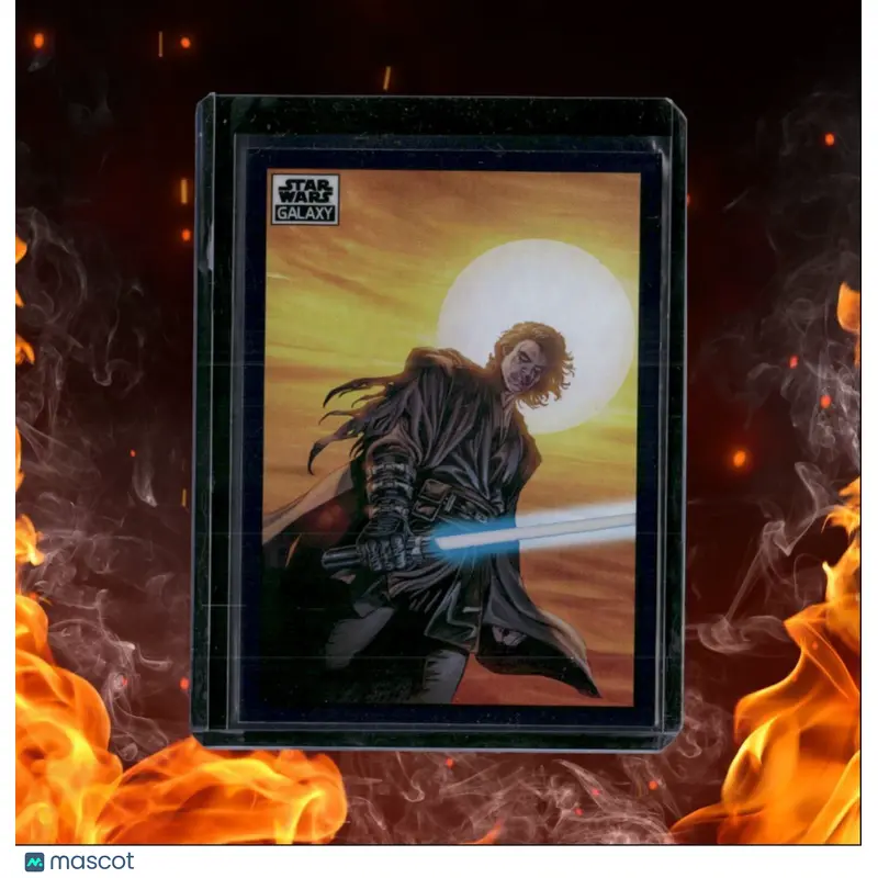 2022 Topps Star Wars Galaxy A Dark Turn For Anakin Skywalker Refractor #55