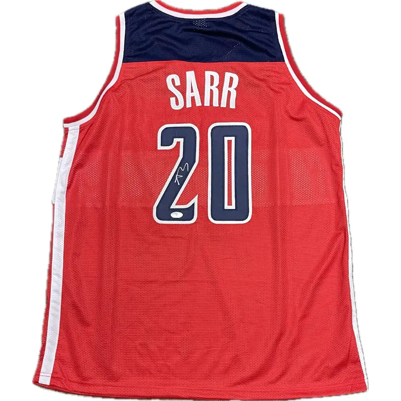 Alex Sarr Signed Jersey PSA/DNA Autographed Washington Wizards