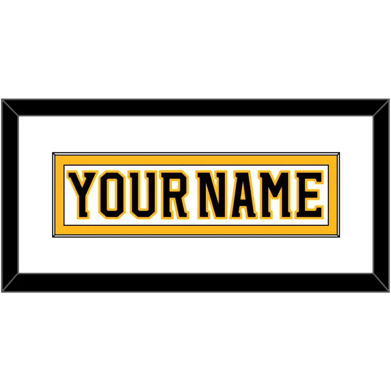 Boston Nameplate - Road White (1995-2007) - Single Mat 1