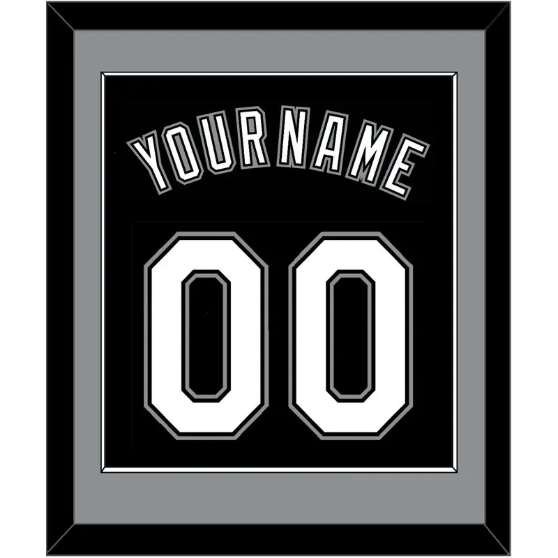 Chicago Name & Number - Alternate Black - Single Mat 2