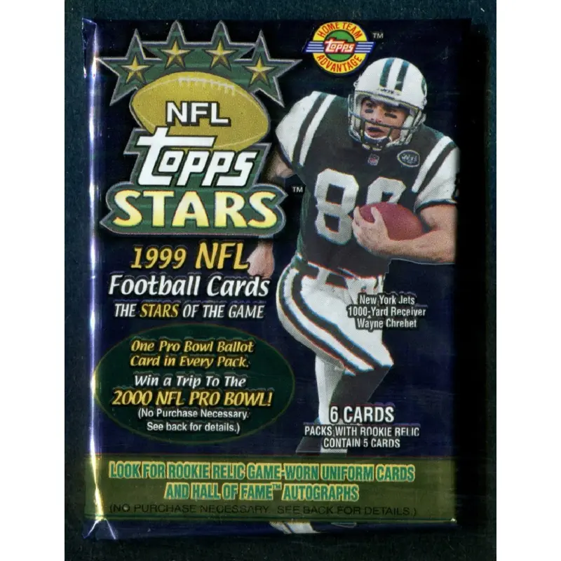 1999 Topps Stars Football Unopened Pack (HTA) (6)