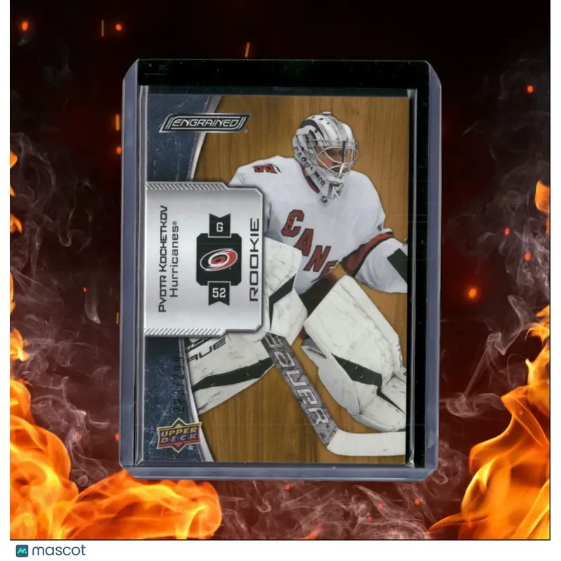 2023-24 Upper Deck Engrained Pyotr Kochetkov 2022-23 Update Oak Rookie 232/299