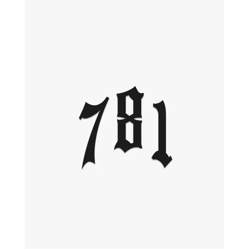 THE (781) VANQUISH PREMIUM DECAL