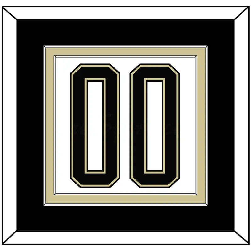 Pittsburgh Number (Back) - 2014 Stadium Series White - Double Mat 2