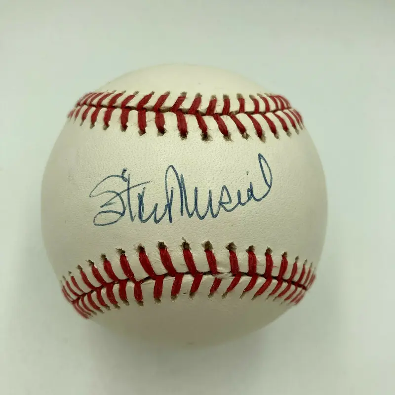 Beautiful Stan Musial Signed Official National League Baseball JSA COA