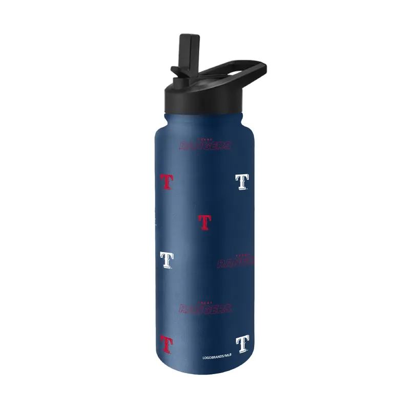 Texas Rangers 34oz Step And Repeat Quencher Bottle
