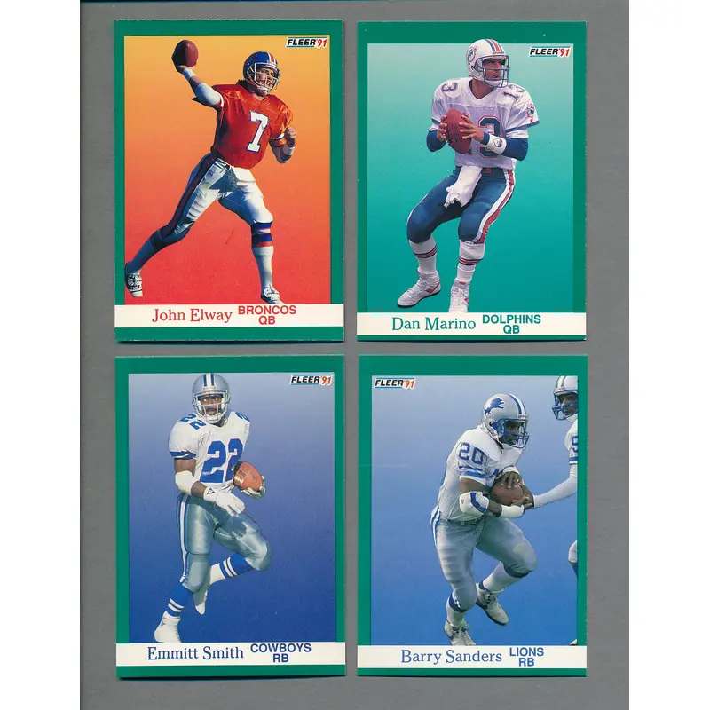 1991 Fleer Football Complete Set (432) NM/MT MT