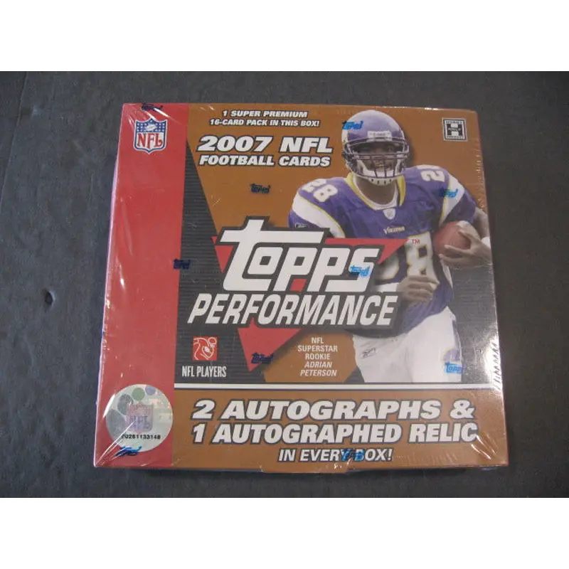 2007 Topps Performance Football Box (Hobby)