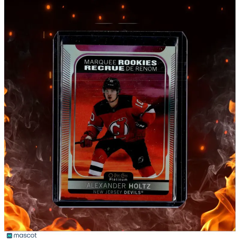 2021-22 O-Pee-Chee Platinum Alexander Holtz Sunset Rookie #280