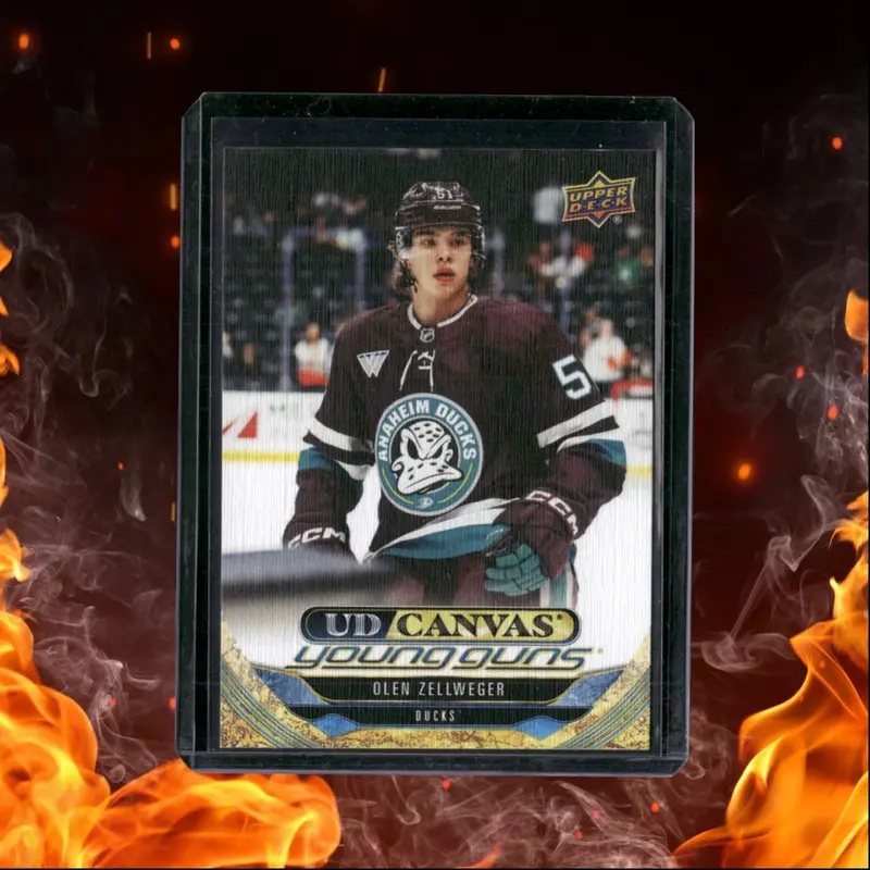 2024-25 Upper Deck Olen Zellweger Canvas Young Guns Rookie #C-101