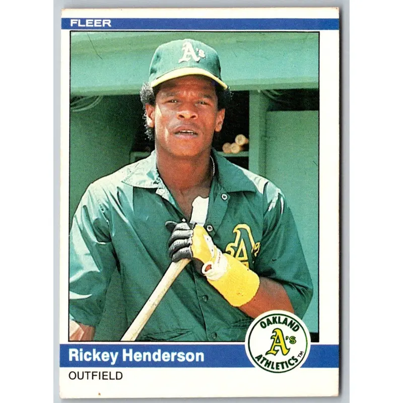 1984 Fleer Rickey Henderson #447
