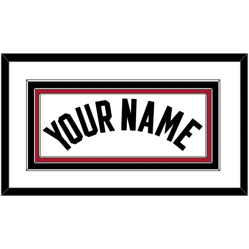 Miami Name - Home White (1999-2008) - Triple Mat 1