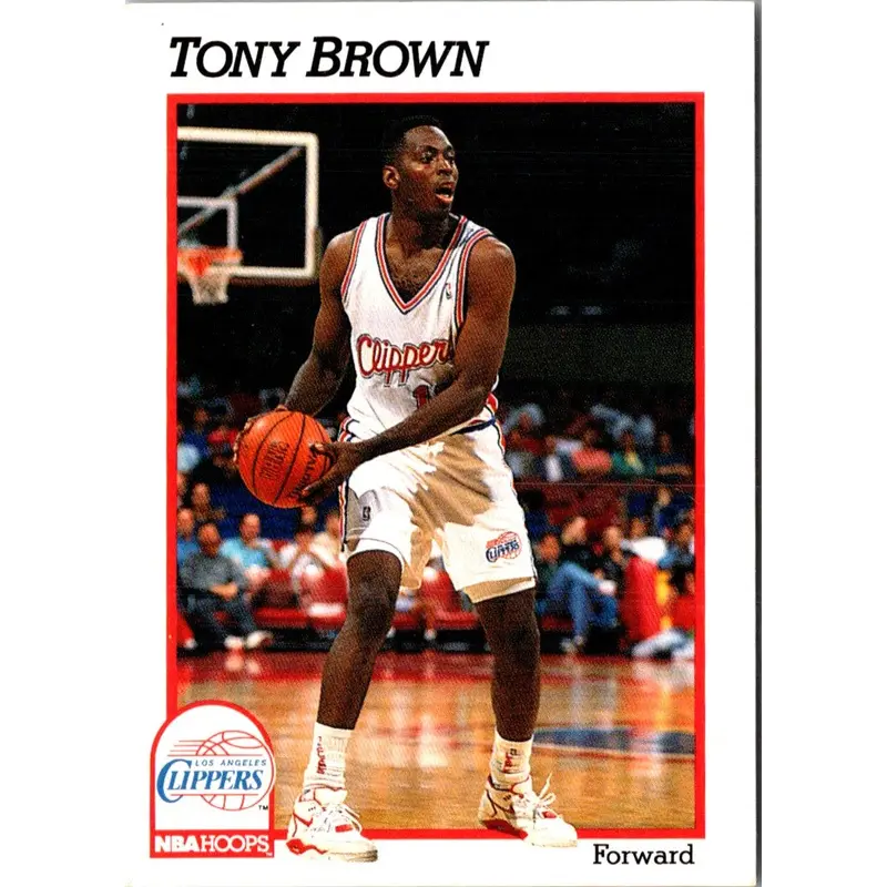 1991 Hoops Tony Brown #376