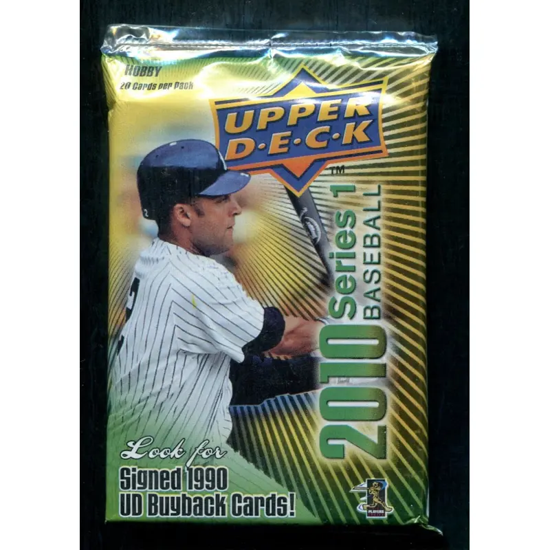 2010 Upper Deck Baseball Unopened Series 1 Jumbo Pack (Hobby)  (20 Cards)