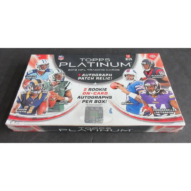 2013 Topps Platinum Football Box (Hobby)
