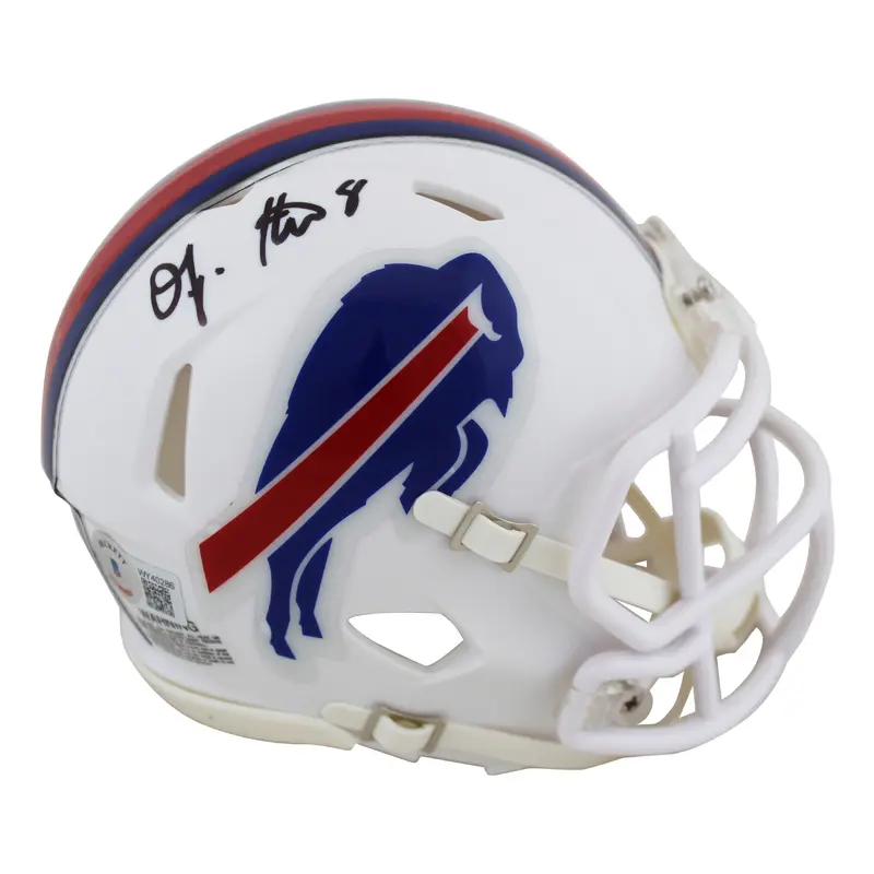 Bills O.J. Howard Authentic Signed Speed Mini Helmet Autographed BAS Witnessed