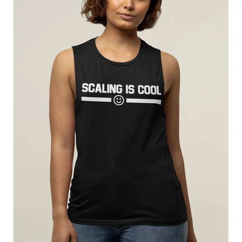 Women'S Scaling Is Cool Muscle Tank Wod Armour | Kibi Sports