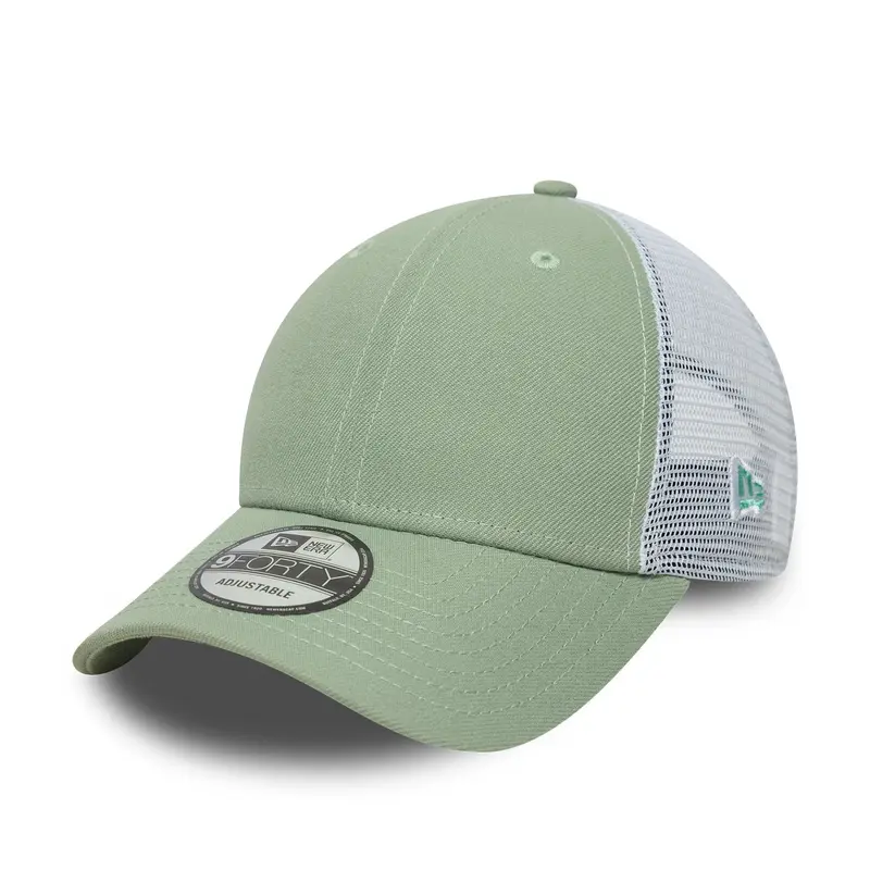 New Era Green 9FORTY Trucker Adjustable Cap
