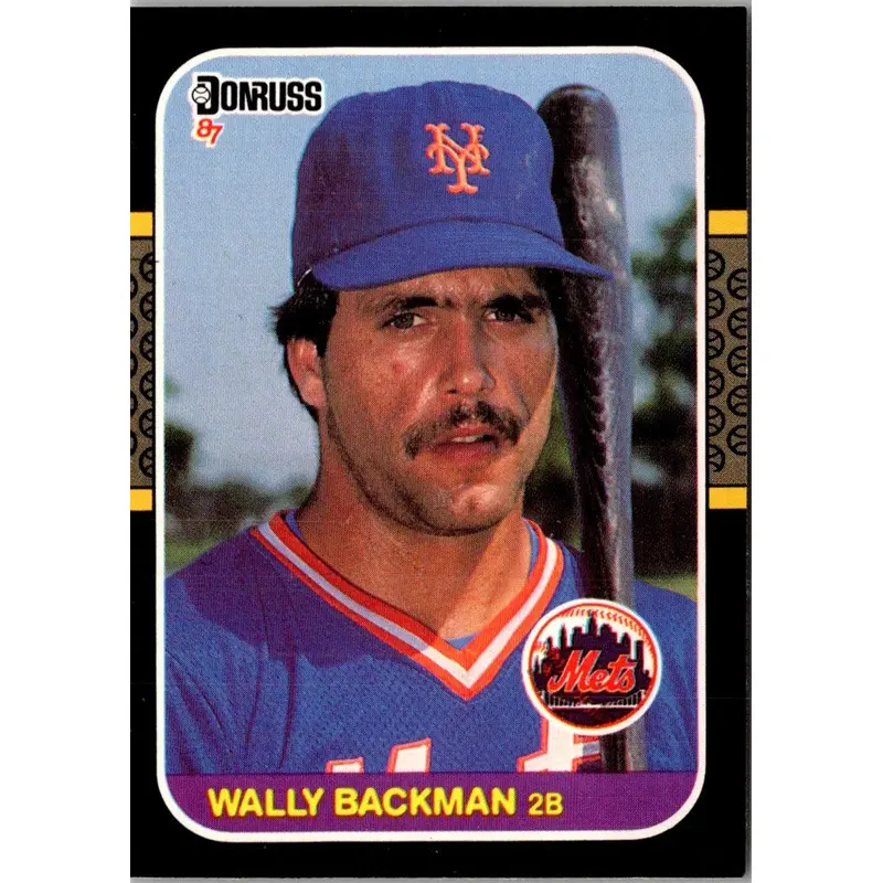 1987 Donruss Wally Backman #316