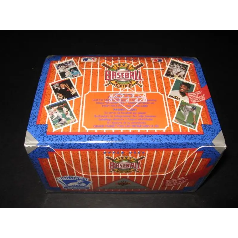 1992 Upper Deck Baseball Low Series Jumbo Box (20/23)