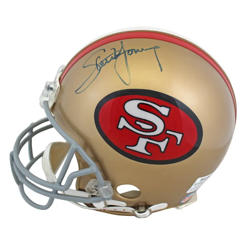 49ers Steve Young Authentic Signed Full Size Proline Helmet BAS #X71262