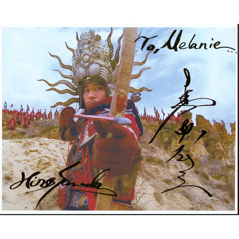 Hiroyuki Sanada The Promise "To Melanie" Signed 8.5x11 Photo BAS #BS29219