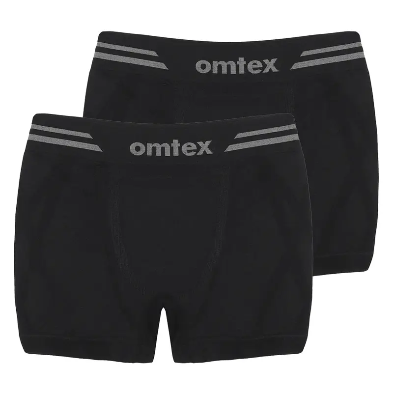 Seamless Shorts Black P2 Men'S Omtex | Kibi Sports