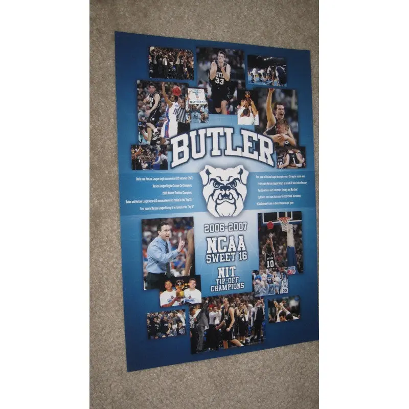 2006-07 Butler University Basketball Poster