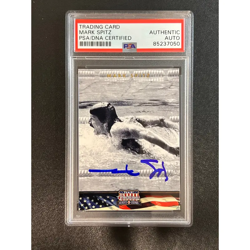 2012 Panini America #79 Mark Spitz Signed Card PSA Slabbed Auto