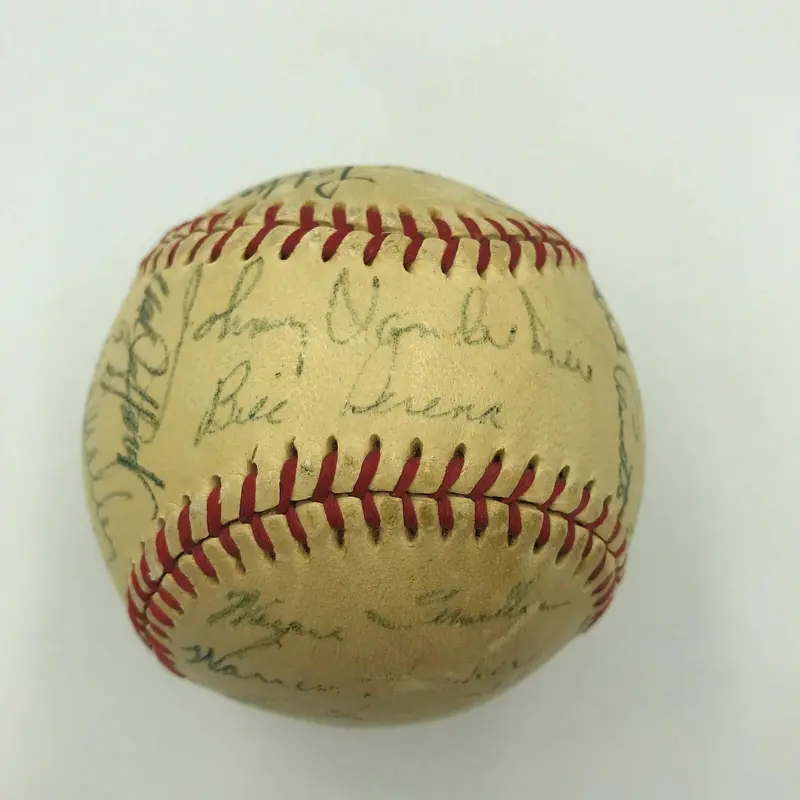 1950 Chicago Cubs Team Signed Autographed Official League Baseball